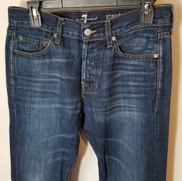 7 For All Mankind standard cut Jean's Size 31 - Picture 2 of 6